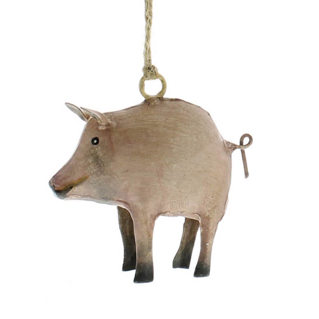 Metal Pig Ornament Urban Kitchen Shop